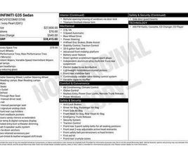 USED 2003 INFINITI G35 BASE