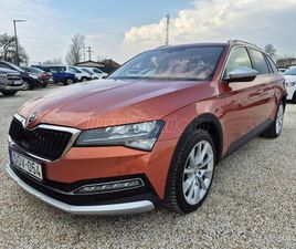 SKODA SUPERB COMBI 2.0 TDI SCR SCOUT 4X4 DSG 200 LE / ÁFÁS / MAGYARORSZÁGI / 1 TULAJ / SZERVÍZKÖNYV / GARANCIA /