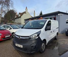 2016 VAUXHALL VIVARO 2900 1.6CDTI 90PS ECOFLEX H1 VAN PANEL VAN DIESEL MANUAL