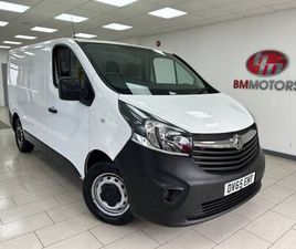 VAUXHALL VIVARO 2015 VAUXHALL VIVARO 2900 1.6CDTI 115PS H1 VAN PANEL VAN DIESEL MANUAL
