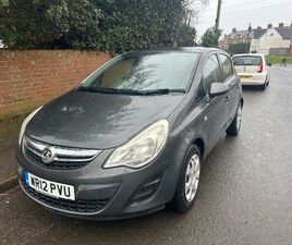 VAUXHALL CORSA VAUXHALL, CORSA, 1.2, FSH, NEW MOT, 57K MILES , 2012, MANUAL, 5 DOORS
