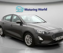 FORD FOCUS 1.0T ECOBOOST TITANIUM HATCHBACK 5DR PETROL AUTO EURO 6 (S/S) (125 PS) APPLE CARPLAY,LANE ASSIST HATCHBACK 2020, 43643 MILES, £11000 - 33239248 - EXC