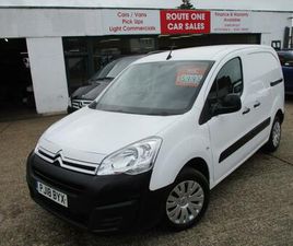 2018 CITROEN BERLINGO 1.6 BLUEHDI 850KG ENTERPRISE 100PS PANEL VAN DIESEL MANUAL