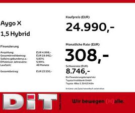 TOYOTA AYGO X 1,5 HYBRID LOUNGE JBL-PAKET SITZHZG
