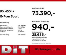 LEXUS RX 450H + E-FOUR SPORT DESIGN PANORAMAGLASDACH