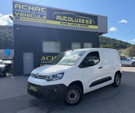 CITROEN BERLINGO SOCIETE CITROEN BERLINGO 1.5 BLUEHDI 100 CV 3 PLACES GARANTIE