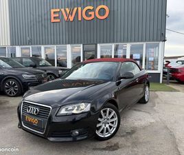 AUDI A3 CABRIOLET AUDI A3 CABRIOLET 1.8 TFSI 160CH AMBITION LUXE S-TRONIC - SUIVE ENTRETIENS COMPLET - SIEGES CHAUFFANTS