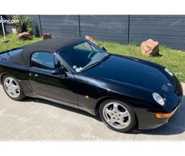 PORSCHE 968 CABRIOLET (4 PLACES) BOITE MÉCANIQUE ORIGINE FRANCE