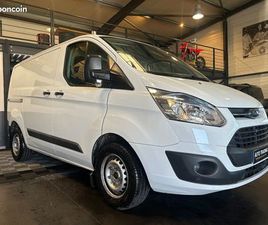 FORD TRANSIT CUSTOM FORD TRANSIT CUSTOM FOURGON 310 L2H2 2.2 TDCI 125 AMBIENTE, CHAINE DE DISTRIBUTION, CT OK, SUIVI A JOUR, 2016, PORTE LATERALE