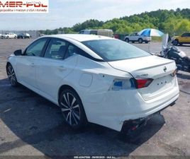 NISSAN ALTIMA 2020 NISSAN ALTIMA 2.5 SR SEDAN 2.5 BENZYNA 188KM