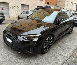 AUDI A3 SPORTBACK S LINE IDENTITY BLACK 150CV