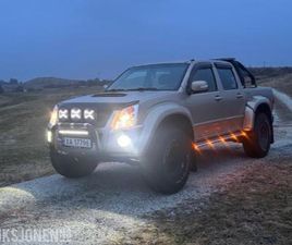 ISUZU D-MAX 3.0TD 163HK 4WD 5 SETER 4X4 FRONTBØYLE, EKSTRALYS, TERR