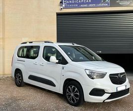 OPEL COMBO L2 TPMR - 5 PLACES ASSISES + 1 FR - RAMPE D’ACCÈS MANUELLE