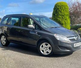 2014 VAUXHALL ZAFIRA 1.8I [120] EXCLUSIV 5DR MPV PETROL MANUAL