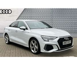 AUDI A3 SALOON 35 TFSI S LINE 4DR S TRONIC SALOON 2022, 24351 MILES, £22290 - 33236454 - EXCHANGEANDMART.CO.UK