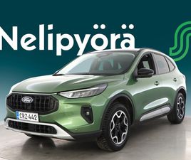FORD KUGA 2,5 HYBRID (HEV) 183HV CVT AWD ACTIVE X - | 1OM. SUOMI-AUTO | MERKKILIIKKEEN HUOLTOKIRJA | VETOKOUKKU | WINTER PACK | METALLIVÄRI | - S-ETUKORTILLA BO