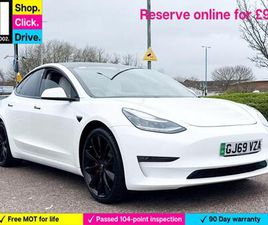 TESLA MODEL 3 PERFORMANCE (DUAL MOTOR) PERFORMANCE AUTO 4WDE 4DR (PERFORMANCE UPGRADE)