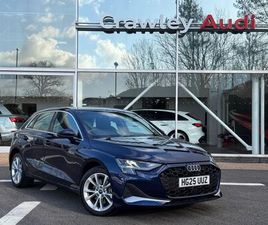 AUDI A3 1.5 TFSIE 40 SPORT SPORTBACK 5DR PETROL PLUG-IN HYBRID S TRONIC EURO 6 (START/STOP) 17.9KWH (204 PS)