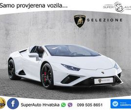 LAMBORGHINI HURACAN EVO SPYDER 5.2 V10 AUT. 610 KS,, 2021 GOD.
