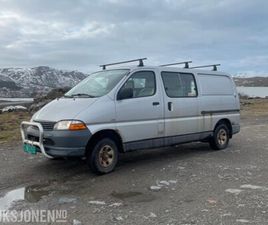 TOYOTA HIACE 2005 TOYOTA HIACE 2.5 102HK 4WD LANG UTGAVE HENGERFESTE S+V DEKK EU OK 01.2028