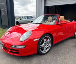 PORSCHE 911 CABRIOLET (997) 3.8 355CH CARRERA 4S TIPTRONIC S ENTRETIEN COMPLET CHRONO SPORT CUIR ÉTENDU ELECTRIQUE CHAUFFANT MÉMOIRE JA 19 PASM BOSE PSM PCM RAD