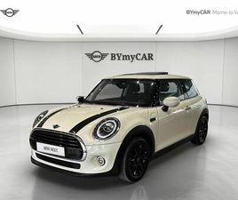 MINI MINI COOPER MINI MINI 2020 - BLANC MÉTALLISÉE - HATCH 3 PORTES COOPER 136 CH