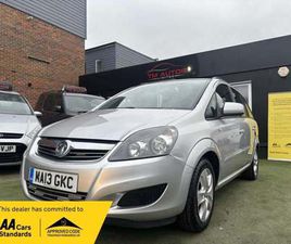 2013 VAUXHALL ZAFIRA 1.6 16V EXCLUSIV EURO 5 5DR PETROL