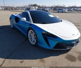 MCLAREN ARTURA 3.0L V-6 DI, DOHC, VVT, TURBO, 597HP REAR WHEEL