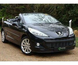 PEUGEOT 207 CC 2010 PEUGEOT 207 1.6 VTI ALLURE 2DR **ULEZ COMPLIANT** CONVERTIBLE PETROL MANUAL