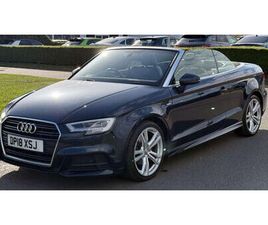 2018 AUDI A3 CABRIOLET 1.5 TFSI S LINE TRONIC