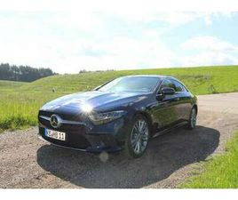 MERCEDES-BENZ CLS 350 CLS 350 D 4MATIC 9G-TRONIC AVANTGARDE, BLAU-METALIC - VOLLLEDER BEIGE