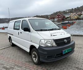 TOYOTA HIACE D-4D 5-D 117HK 4WD LANG