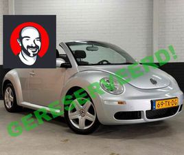 VOLKSWAGEN NEW BEETLE CABRIOLET - 1.6 HIGHLINE, 1E EIGENAAR SUBLIEME STAAT VOLL. DEALER/GAR. OND