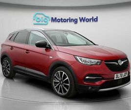 VAUXHALL GRANDLAND X VAUXHALL GRANDLAND X 1.6 13.2KWH BUSINESS EDITION NAV PREMIUM SUV 5DR PETROL PLUG-IN HYBRID AUTO 4WD EURO 6 (START/STOP) HYBRID4 (300 P