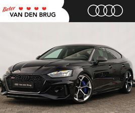 AUDI RS5 SPORTBACK 2.9 TFSI QUATTRO 450PK | KERAMISCH | CARBON EX/IN | B&O | MASSAGE | GEH. STOEL | KEYLESS | ADAPTIVE CRUISE | HUD | 360° CAMERA | DODEHOEKDETE