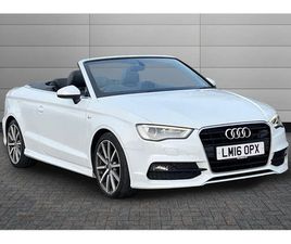 2016 AUDI A3 1.4 TFSI 150 S LINE 2DR S TRONIC [NAV]