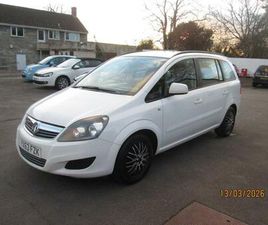 2013 VAUXHALL ZAFIRA 1.6I [115] EXCLUSIV 5DR MPV PETROL MANUAL