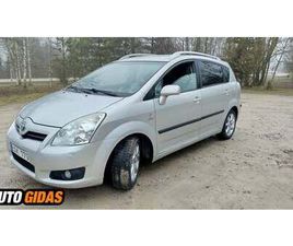 TOYOTA COROLLA VERSO 2007 M VIENATŪRIS | SKELBIMAS | 0138865550