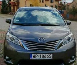 TOYOTA SIENNA TOYOTA SIENNA 2015 VAT23 120 TYS KM XLE SUPER STAN PŁOCK - SPRZEDAJEMY.PL