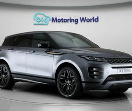 LAND ROVER RANGE ROVER EVOQUE P300E LAND ROVER RANGE ROVER EVOQUE 1.5 P300E 12.2KWH R-DYNAMIC SE SUV 5DR PETROL PLUG-IN HYBRID AUTO 4WD EURO 6 (START/STOP) (309 PS)