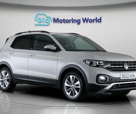 VOLKSWAGEN T-CROSS VOLKSWAGEN T-CROSS 1.0 TSI ACTIVE SUV 5DR PETROL DSG EURO 6 (S/S) (110 PS) 17'' ALLOY WHEELS,APPLE CARPLAY SUV 2022, 43489 MILES, £15600 - 33247597 - EXCHANGEAN