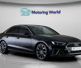 AUDI A4 AUDI A4 2.0 TDI 35 S LINE SALOON 4DR DIESEL S TRONIC EURO 6 (S/S) (163 PS) LEATHER SEATS,APPLE CARPLAY SALOON 2022, 36731 MILES, £21600 - 33247605 - EXCHANGEAND