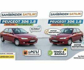 SAHIBINDEN PEUGEOT 306 1.8 XT 2000 MODEL NIĞDE 330.000 KM KIRMIZI - 38766183 | ARABAM.COM