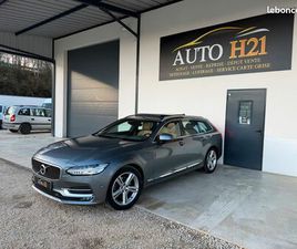 VOLVO V90 D4 VOLVO V90 2.0 D4 190 CH INSCRIPTION BVA|TOIT PANO|KEY LESS|CAMERA|SIEGES ELECT CHAUFF|FEUX DIRECTIONNELS| ATTELAGE| 2EME MAIN ORIGINE FR|ENTRETIEN COMPLET|COURR