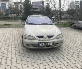 RENAULT MEGANE COUPE SAHIBINDEN RENAULT MEGANE 1.6 COUPE RXI 2000 MODEL ELAZIĞ 375.000 KM GRI - 38727608 | ARABAM.COM