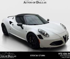 USED 2018 ALFA ROMEO 4C SPIDER BASE