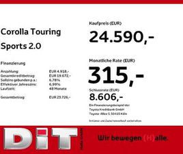 TOYOTA COROLLA TOURING SPORTS 2.0 TEAM D KAMERA SITZHZG