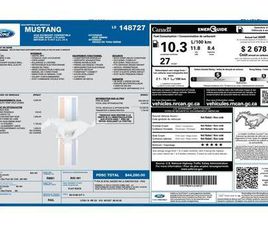 FORD MUSTANG 2020 ECOBOOST CONVERTIBLE