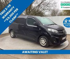 2021 VAUXHALL VIVARO TURBO D 3100 SPORTIVE SWB L/R EURO 6 SWB PANEL VAN DIESEL MANUAL