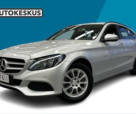 MERCEDES-BENZ C 220 D T A - VAKIONOP.SÄÄDIN / LED HIGH PERFORMANCE AJOVALOT / GARMIN NAVI / ETUISTUIMIEN MUKAVUUSPAKETTI / LÄMPÖPAKETTI